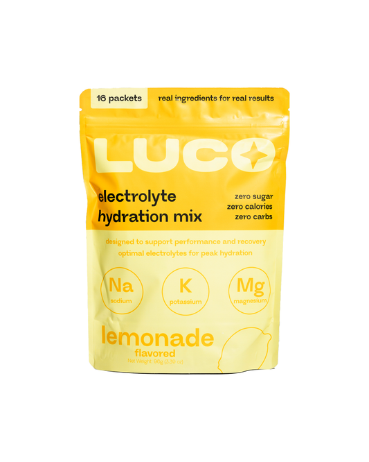 lemonade electrolyte hydration mix - 16 pack